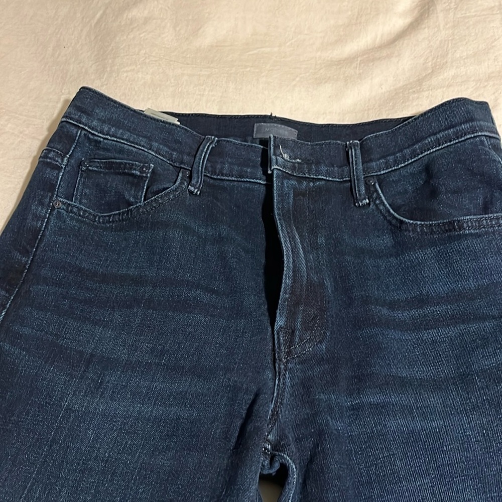 Mother Insider Crop Step Fray 30